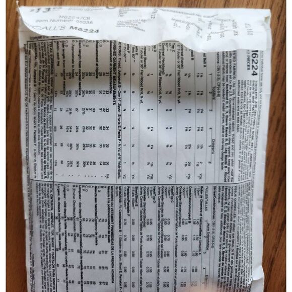 McCalls sewing patterns for men's and kids robes and pajamas - Picture 4 of 6